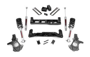 Chevrolet Silverado 1500 Suspension Lift Kit - Rough Country - 5 Inch Lift Kit + N3 Struts - '07-'13